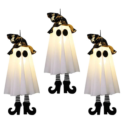 Halloween LED Hanging Witch and Ghost Lights