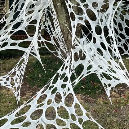 Giant 20ft Stretchy Halloween Spider Web