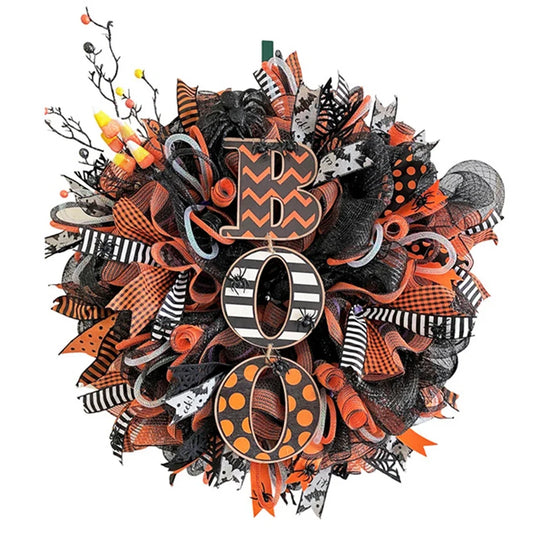 Halloween Front Door Wreath