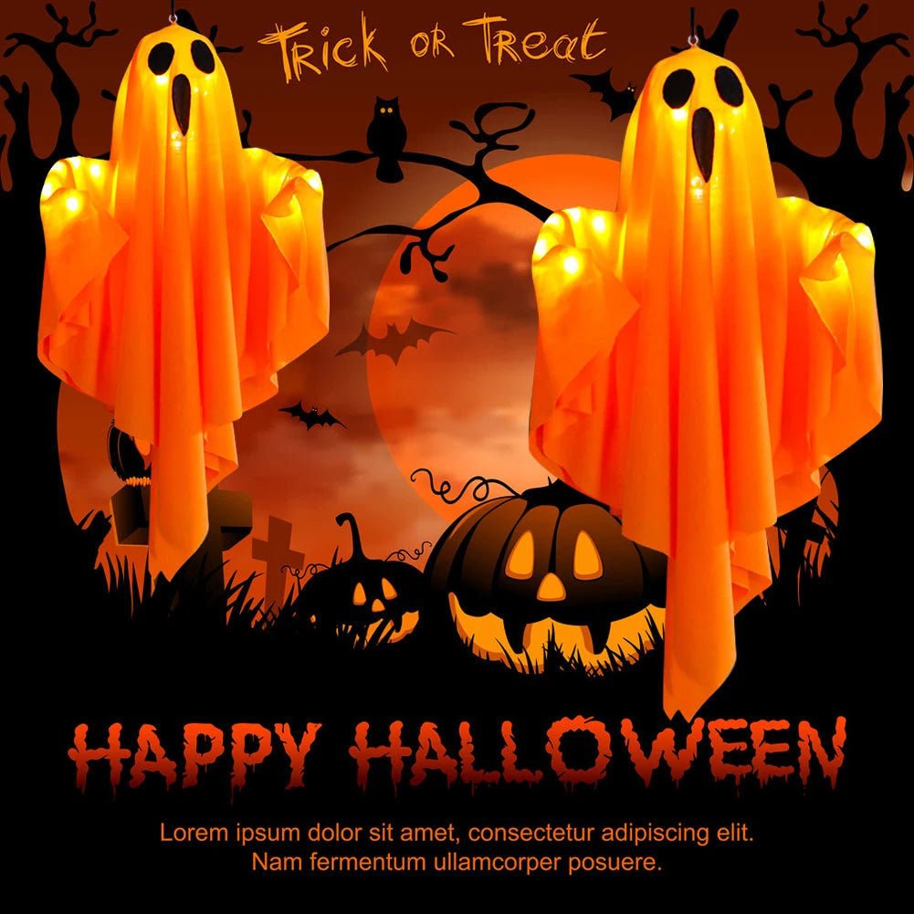 Halloween Glowing Hanging Ghost