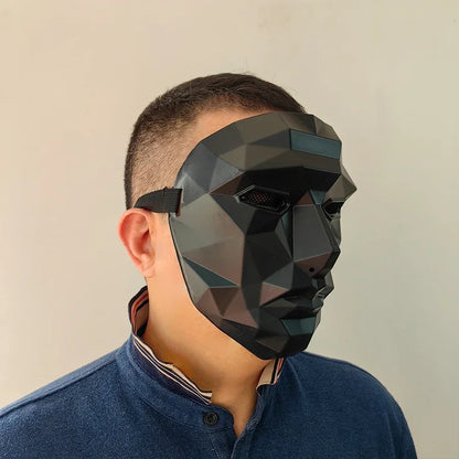 Halloween Cat Face PVC Mask