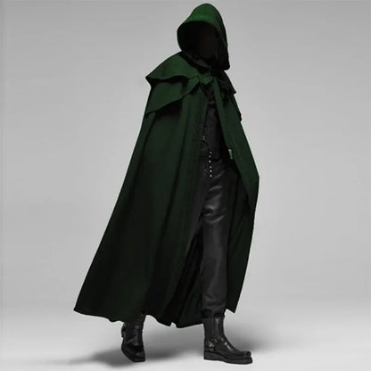 Medieval Gothic Hooded Cloak Cape