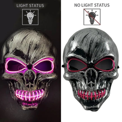 Luminous Ghost Skull Cosplay Mask