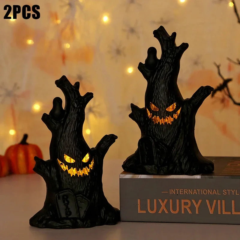 Halloween LED Ghost Tree Light