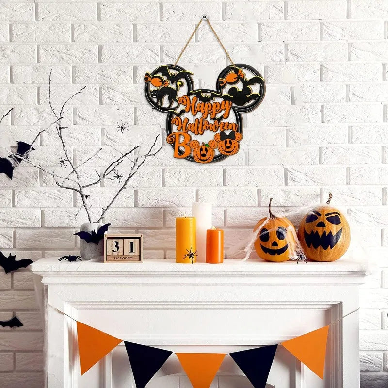 Halloween Wooden Door Sign