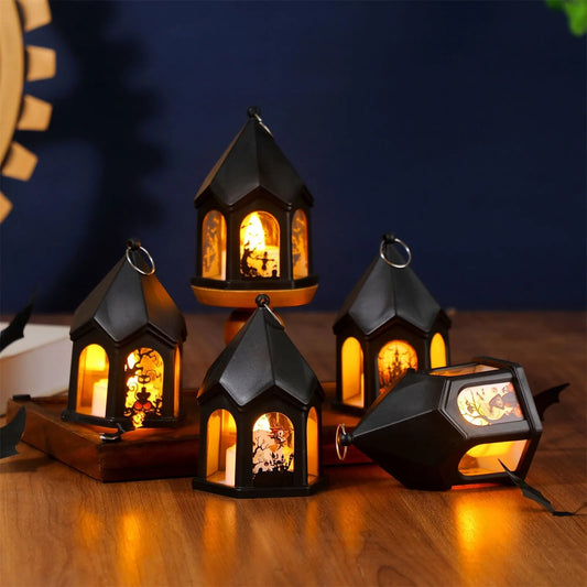 Halloween Castle Pumpkin Lantern