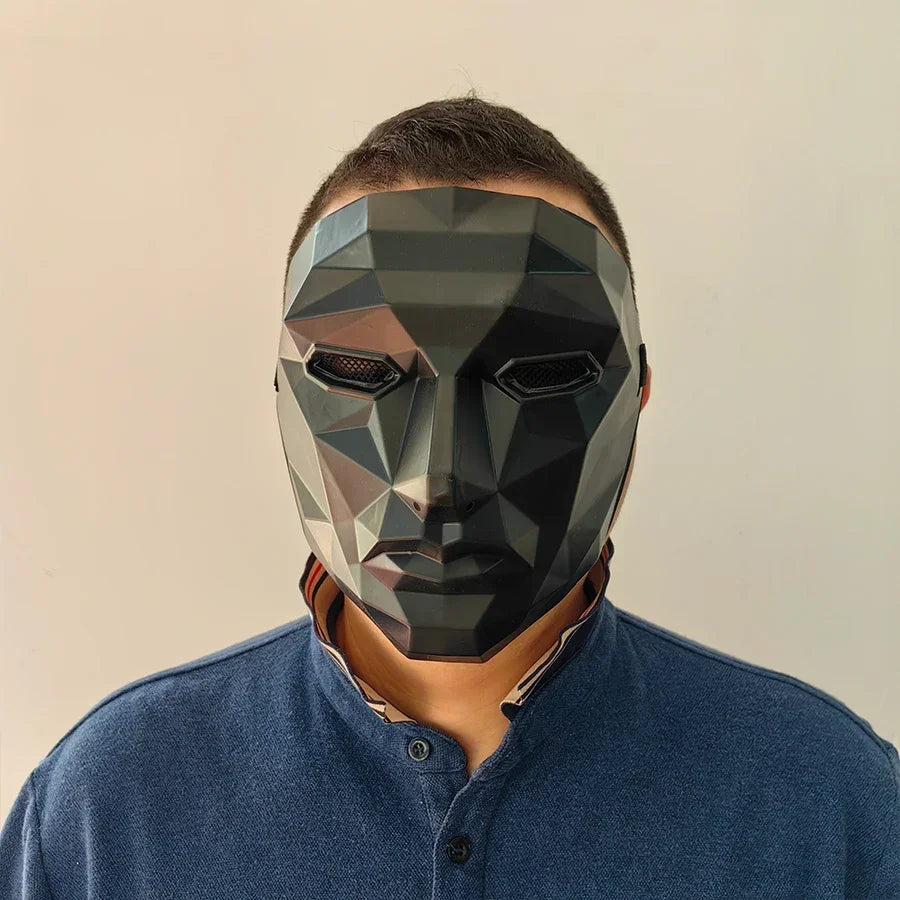 Halloween Cat Face PVC Mask