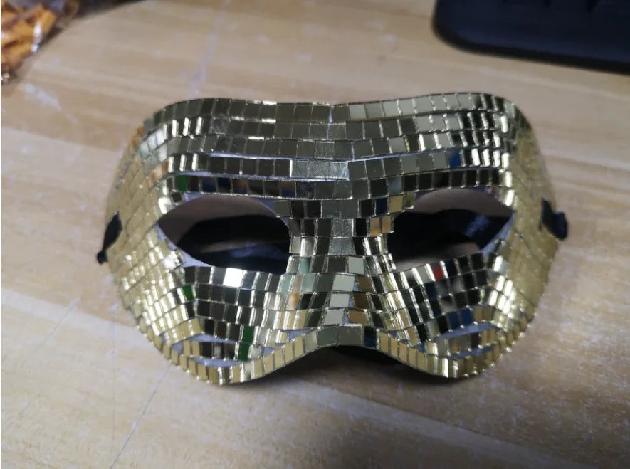 Disco Ball Mirror Face Mask