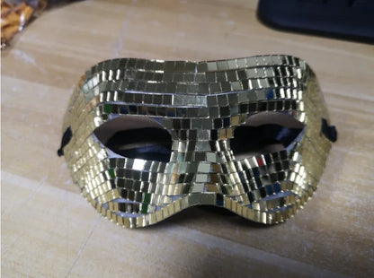 Disco Ball Mirror Face Mask