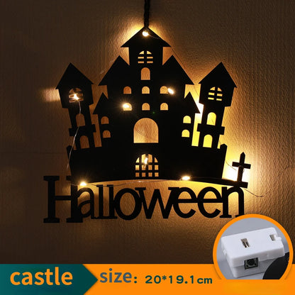 Halloween LED Hanging Castle and Ghost Lights