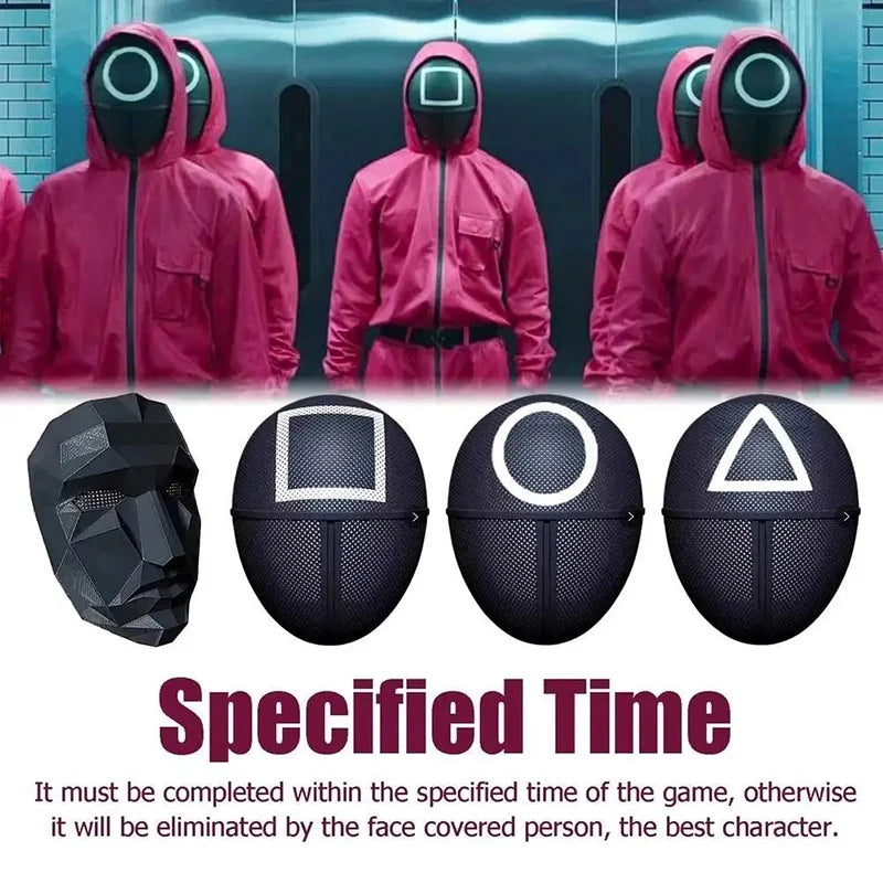 Calamari Game Cosplay Full Face Mask
