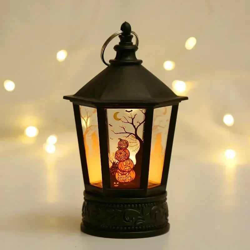 Halloween LED Pumpkin Ghost Lantern