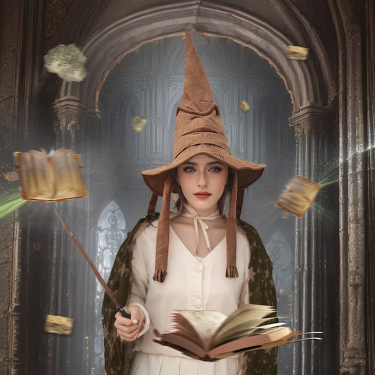 Leather Witch Wizard Sorting Hat