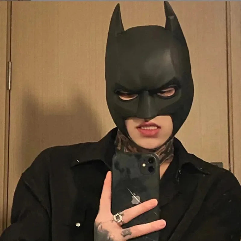 Latex Bat Mask for Halloween Cosplay