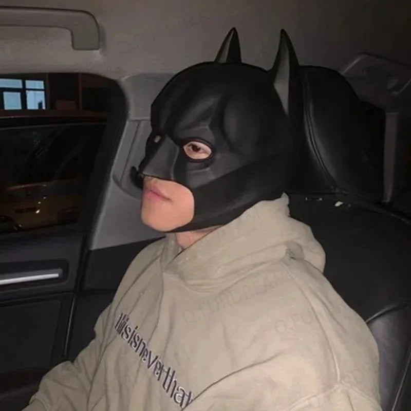 Latex Bat Mask for Halloween Cosplay